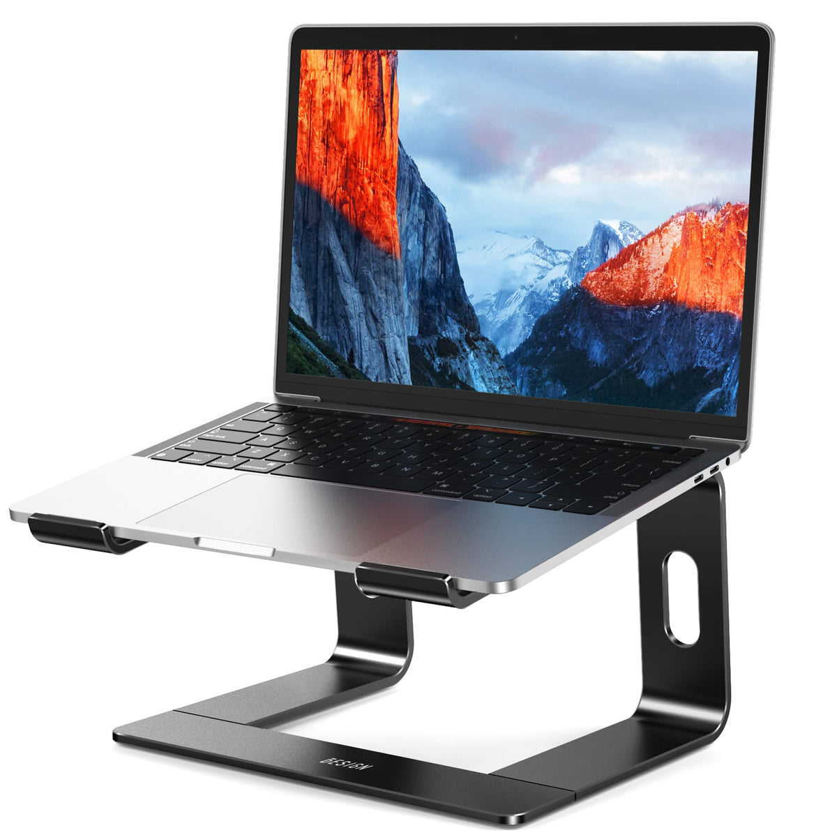 BESIGN LS03 Aluminum Laptop Stand, Ergonomic Detachable Computer Stand, Notebook Riser, Laptop Mount Compatible with Air, Pro, Dell, HP, Lenovo More 10-15.6" Laptops, Silver