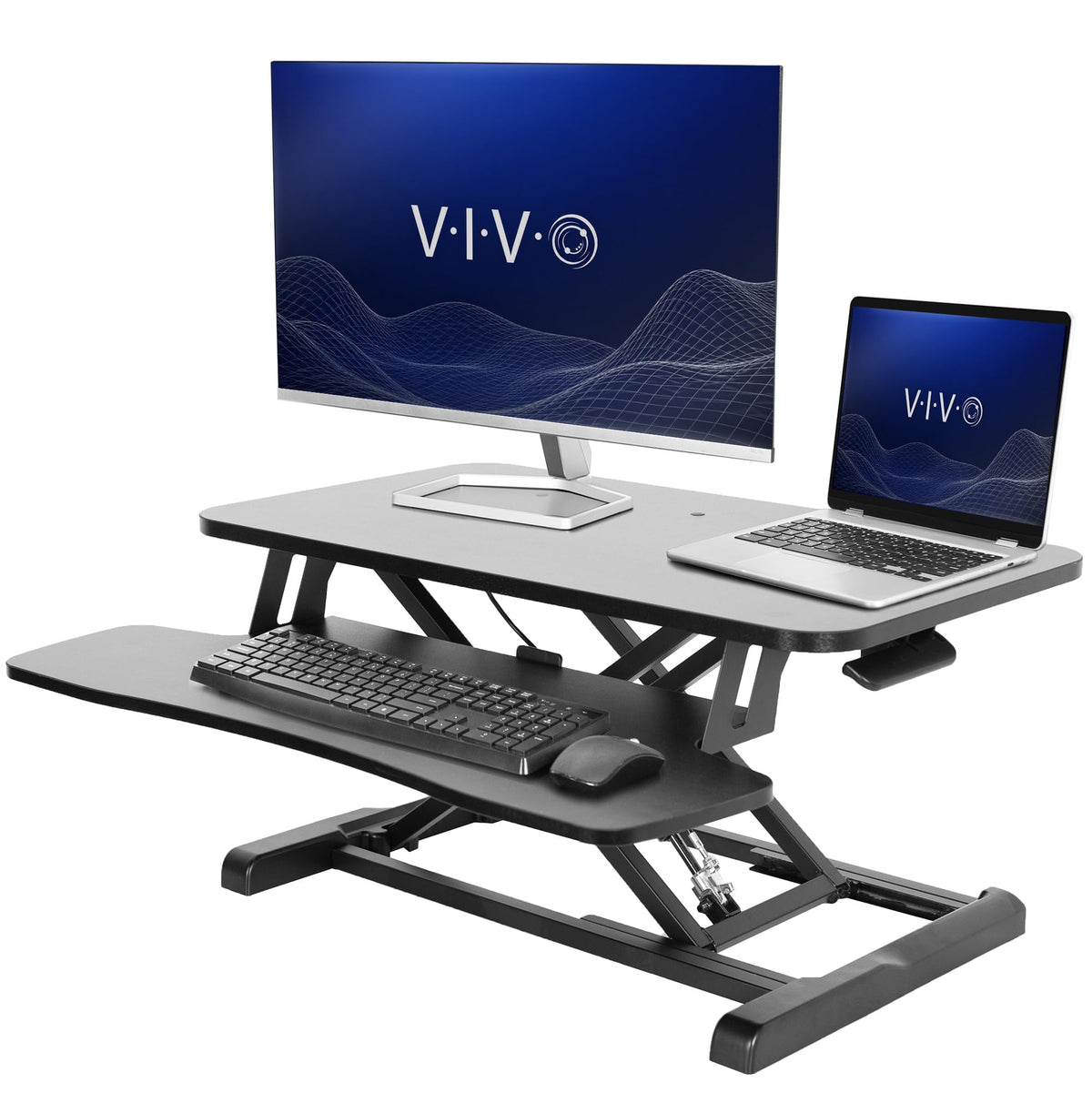 VIVO Black 32 in Standing Desk Converter, DESK-V000K