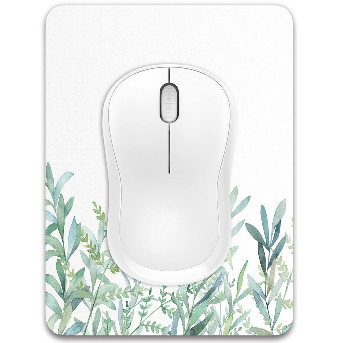 Small Mouse Pad, 6 x 8 Inch Thick Rubber Premium-Textured Non-Slip Portable & Washable Mini Mouse Mat for Women Men Wireless Laptops Keyboard Tray Gaming Work Computer Office Travel, Black