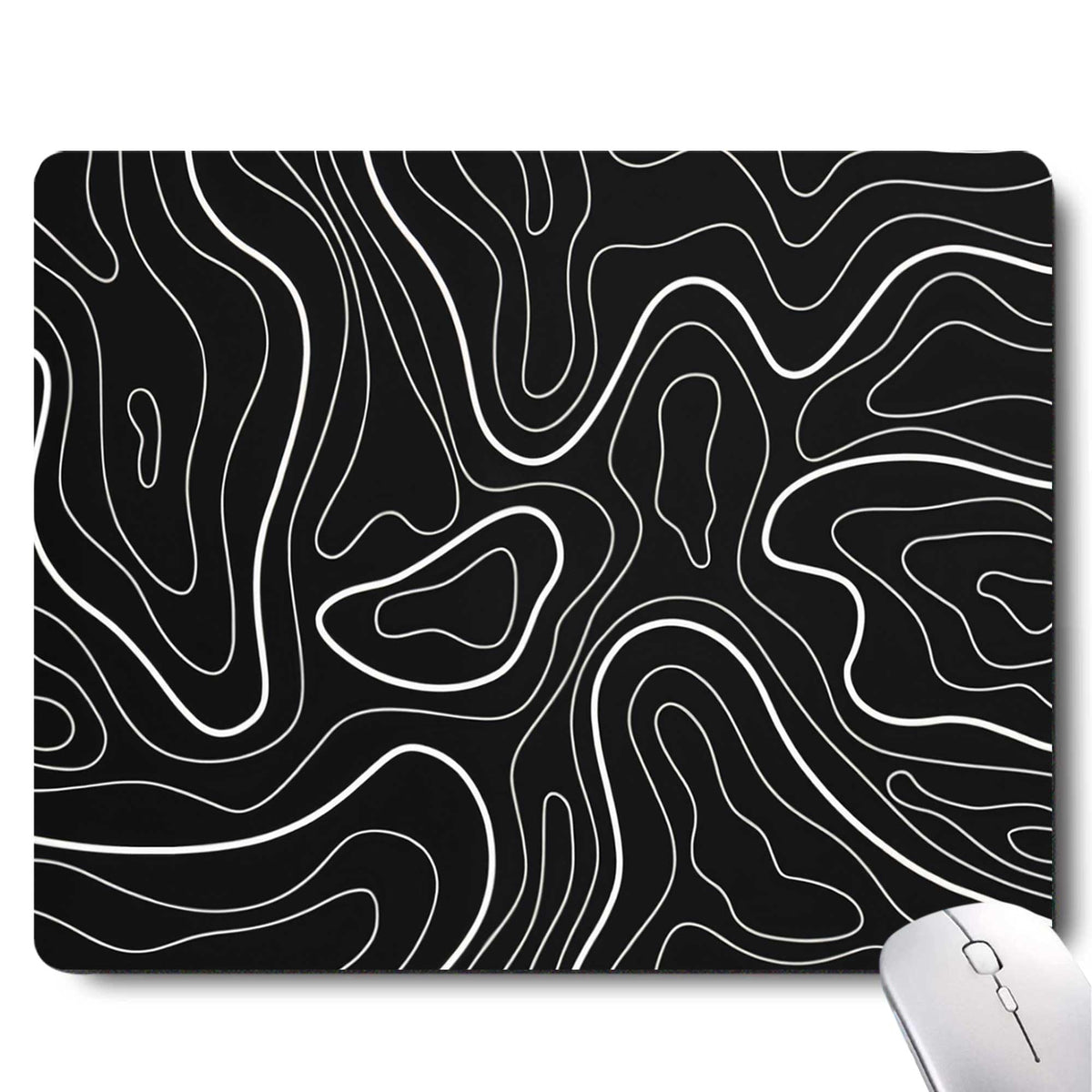 Cute Dog Mouse Pad,Three Adorable Golden Retrievers Healing Smiles That Blend Seamlessly with The Warmth of a Lazy Afternoon Sun Mouse Pad, Non-Slip Rubber Base Mousepad Waterproof for Kids Desk Pad