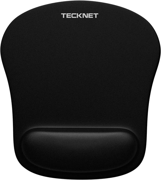 TECKNET Ergonomic Mouse Pad with Wrist Support Black