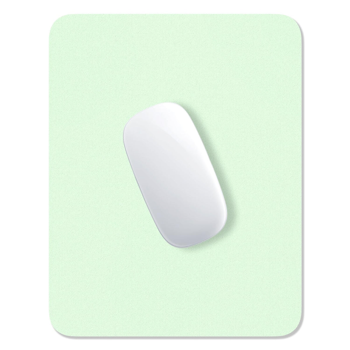 Hsurbtra Mouse Pad, Premium-Textured Square Mousepad 10.2 x 8.3 Inch, Stitched Edge Anti-Slip Waterproof Rubber Pretty Cute Computer Mat for Office Gaming Laptop Women Kids Sage Green
