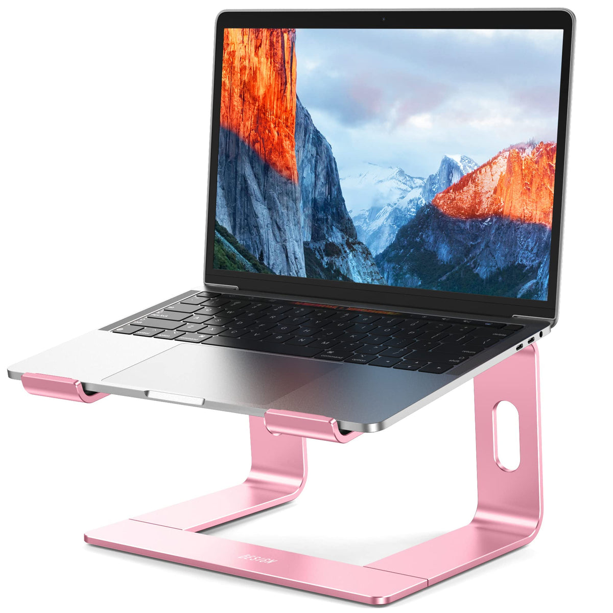 BESIGN LS03 Aluminum Laptop Stand, Ergonomic Detachable Computer Stand, Notebook Riser, Laptop Mount Compatible with Air, Pro, Dell, HP, Lenovo More 10-15.6" Laptops, Silver