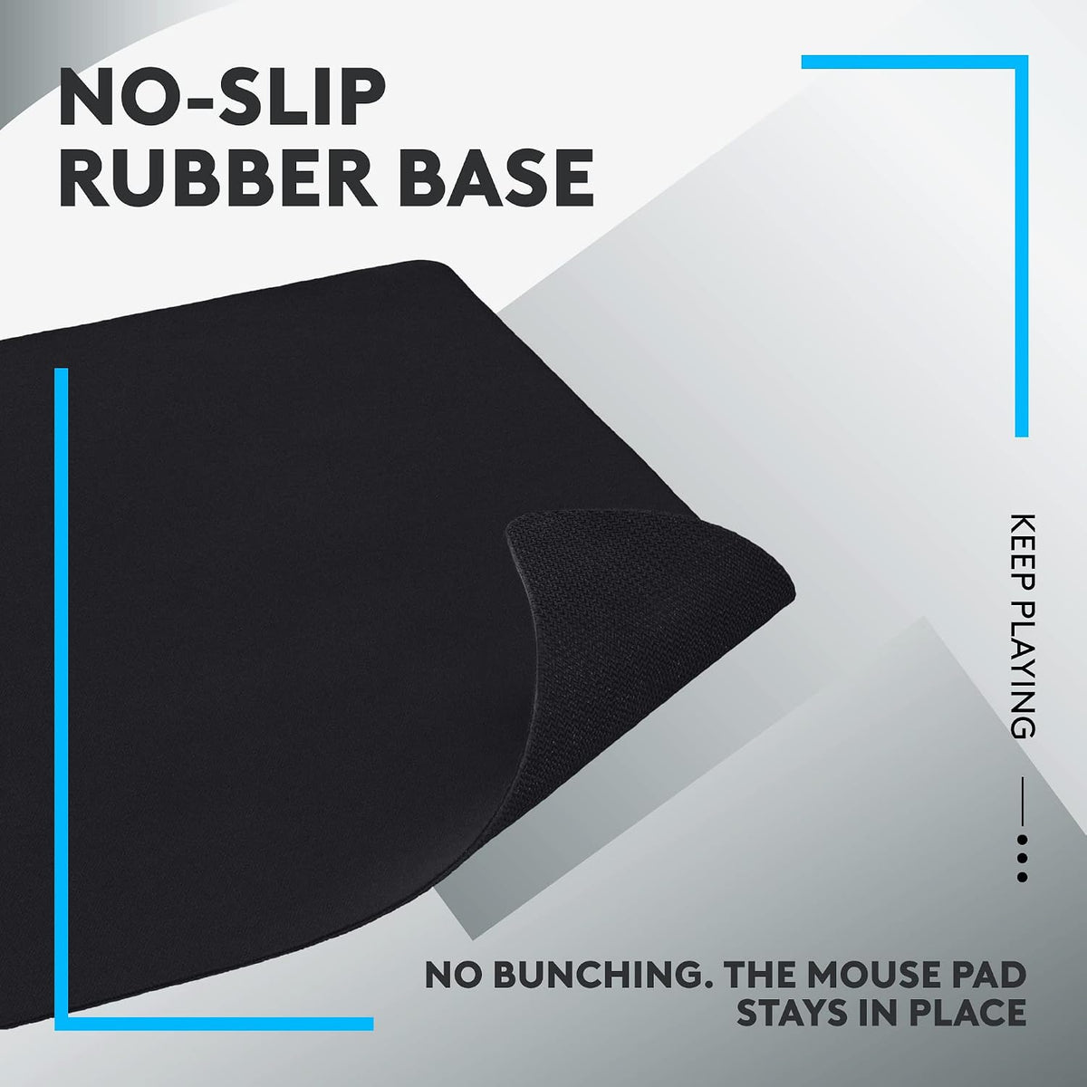 Logitech G240 Cloth Gaming Mouse Pad (340x280x1) - Black