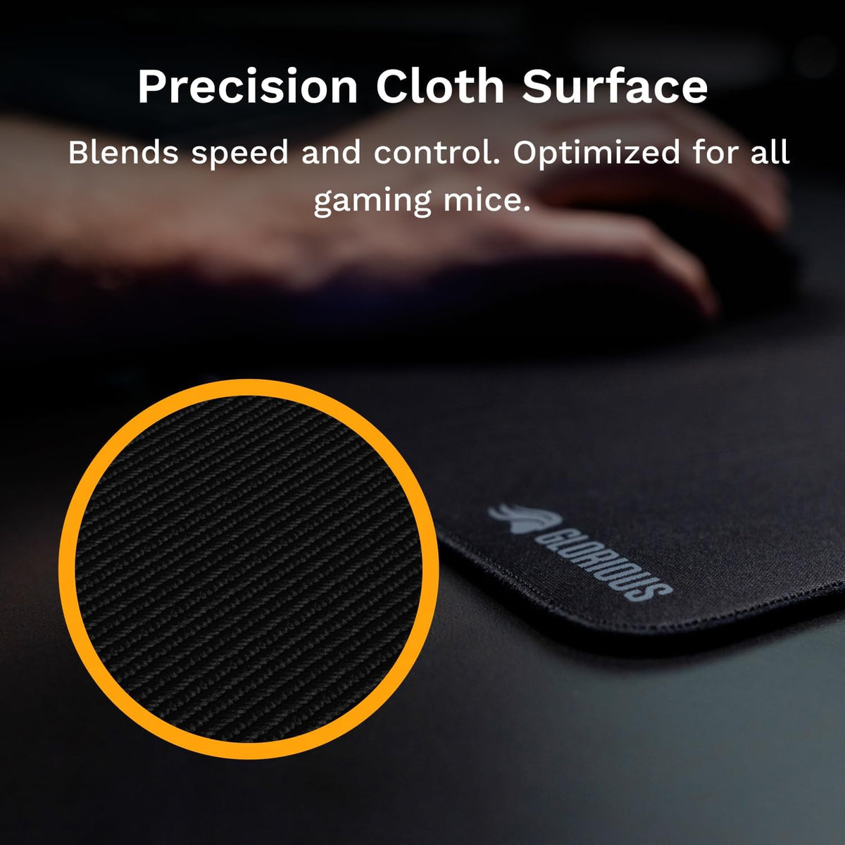 Glorious Gaming Mouse Pad GMP 2 - XXL - Spill-Proof Mouse Pad, Optimised for Gaming Sensors, Balanced Surface for Speed & Control, Anti-fray Edges - 36" x 18" x 0.12-2XL Desk Mat