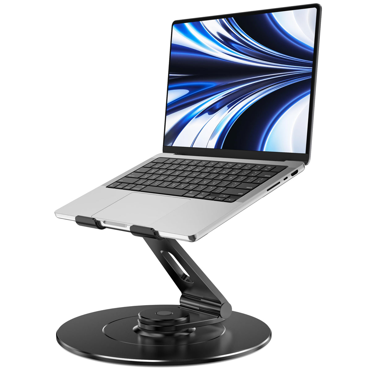 LOXP Adjustable Laptop Stand for Desk, Portable Airflow Laptop Riser Holder