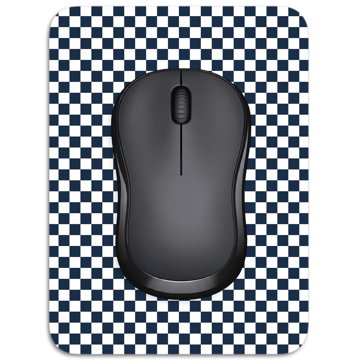 Small Mouse Pad, 6 x 8 Inch Thick Rubber Premium-Textured Non-Slip Portable & Washable Mini Mouse Mat for Women Men Wireless Laptops Keyboard Tray Gaming Work Computer Office Travel, Black