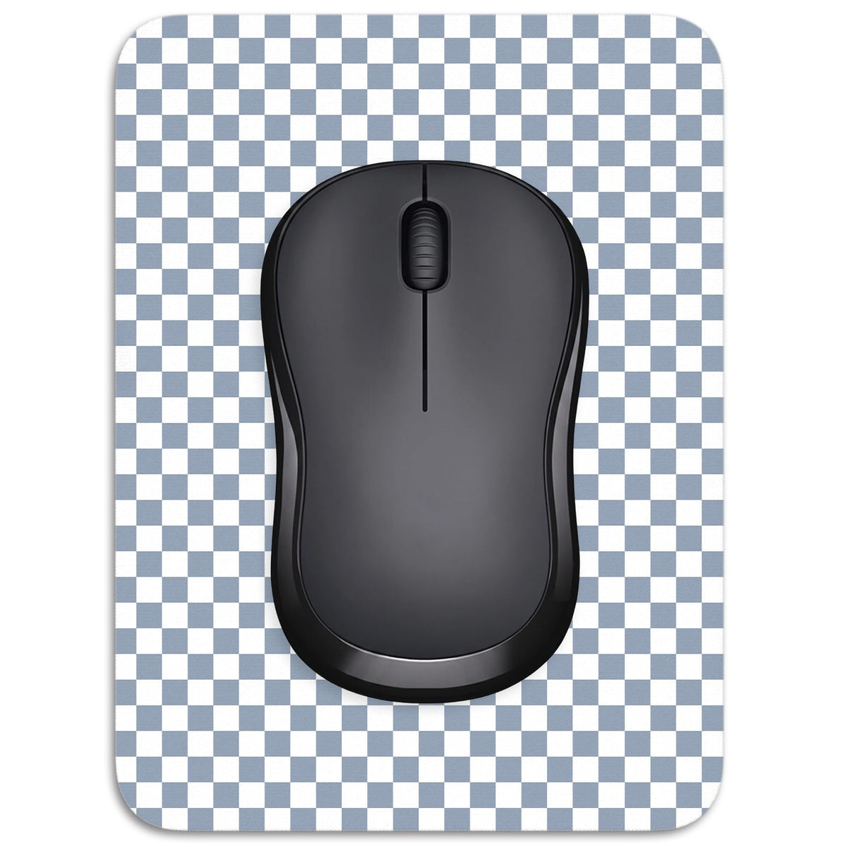 Small Mouse Pad, 6 x 8 Inch Thick Rubber Premium-Textured Non-Slip Portable & Washable Mini Mouse Mat for Women Men Wireless Laptops Keyboard Tray Gaming Work Computer Office Travel, Black