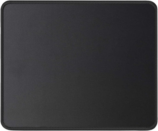 JIKIOU Mouse Pad with Stitched Edge, Perfect Size-10.2x8.3in Black