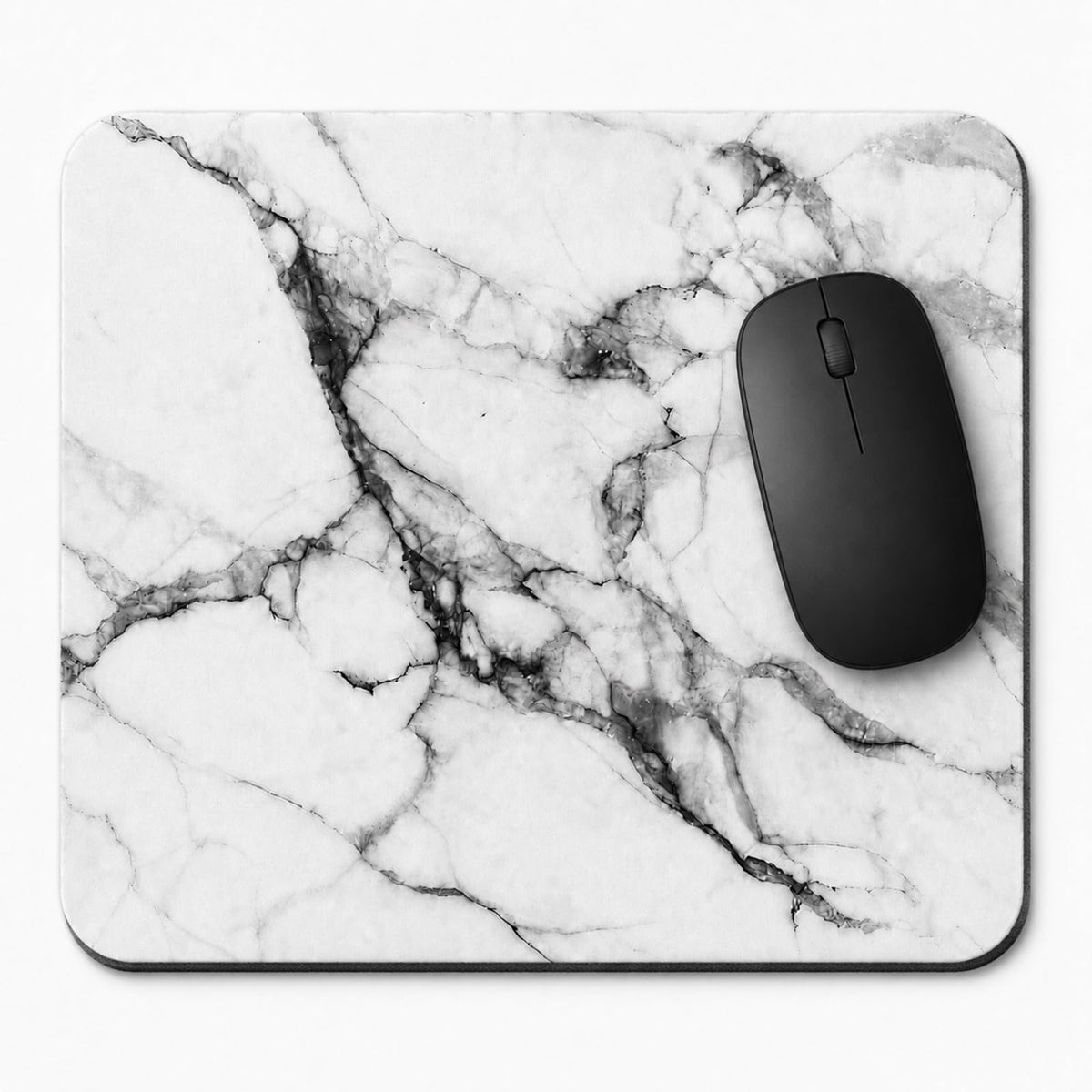 3 Pcs Vintage Flower Mouse pad,7.87×9.45 in Washable Square Desk Pad,Anti-Slip Rubber Base,Cute Floral Laptop Mat for Home Office Use