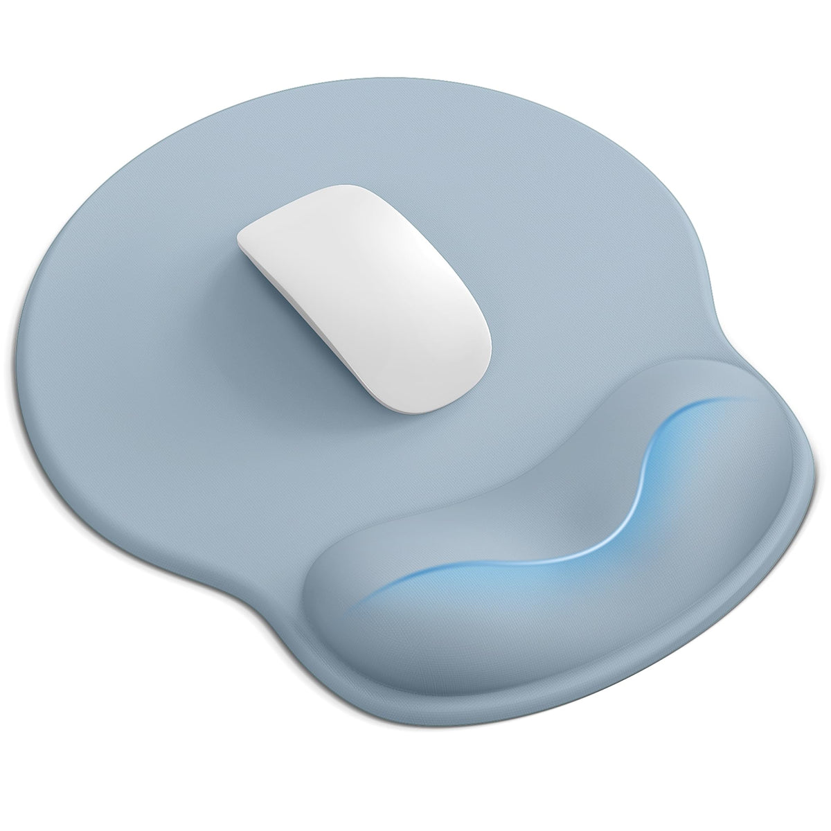 Mouse Pad with Wrist Rest for Desktop Large Ergonomic Mouse Mat(Light Pink)