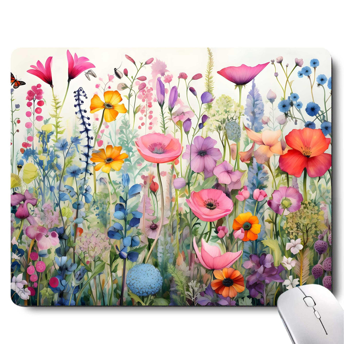Cute Dog Mouse Pad,Three Adorable Golden Retrievers Healing Smiles That Blend Seamlessly with The Warmth of a Lazy Afternoon Sun Mouse Pad, Non-Slip Rubber Base Mousepad Waterproof for Kids Desk Pad