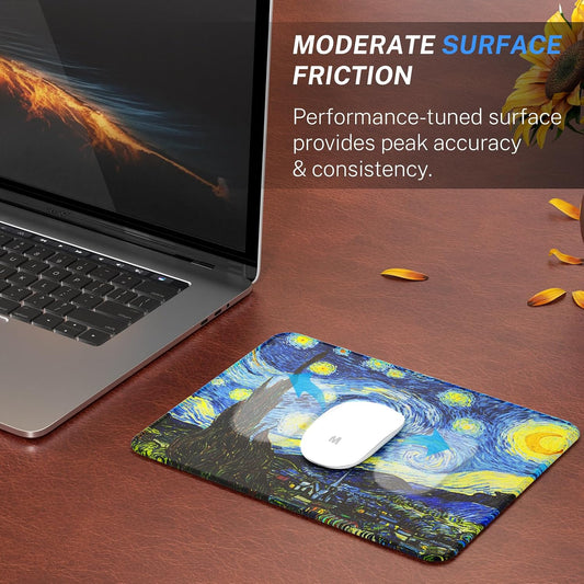 MROCO Essential Office & Gaming Mouse Pad, 8.5 x 11 Inch, Starry Night