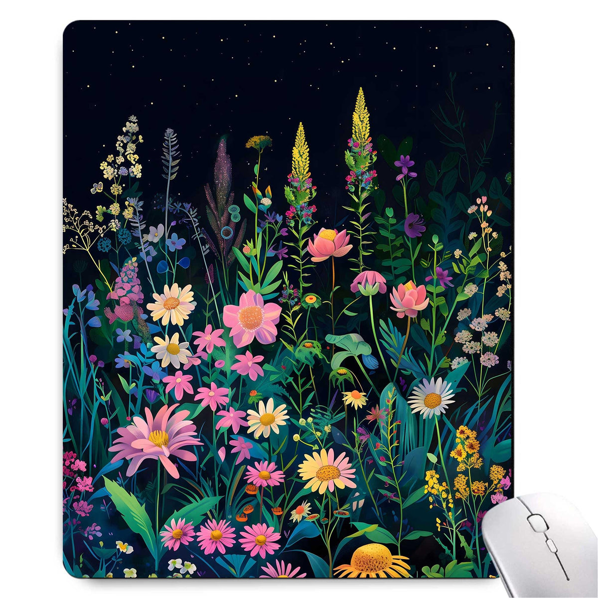 Cute Dog Mouse Pad,Three Adorable Golden Retrievers Healing Smiles That Blend Seamlessly with The Warmth of a Lazy Afternoon Sun Mouse Pad, Non-Slip Rubber Base Mousepad Waterproof for Kids Desk Pad