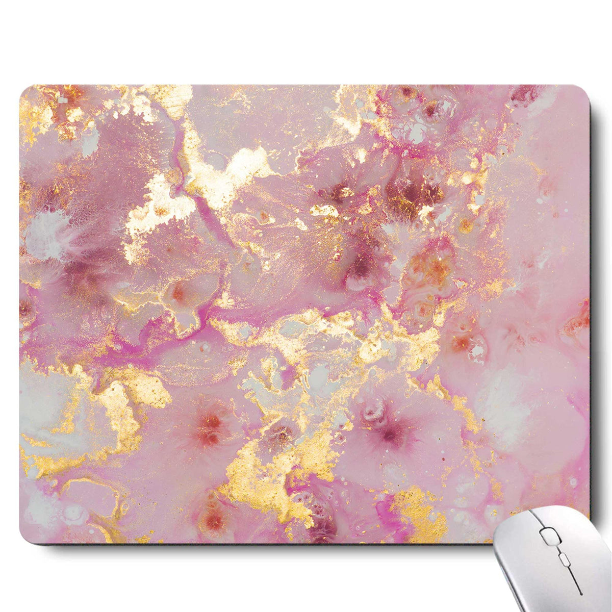 Cute Dog Mouse Pad,Three Adorable Golden Retrievers Healing Smiles That Blend Seamlessly with The Warmth of a Lazy Afternoon Sun Mouse Pad, Non-Slip Rubber Base Mousepad Waterproof for Kids Desk Pad