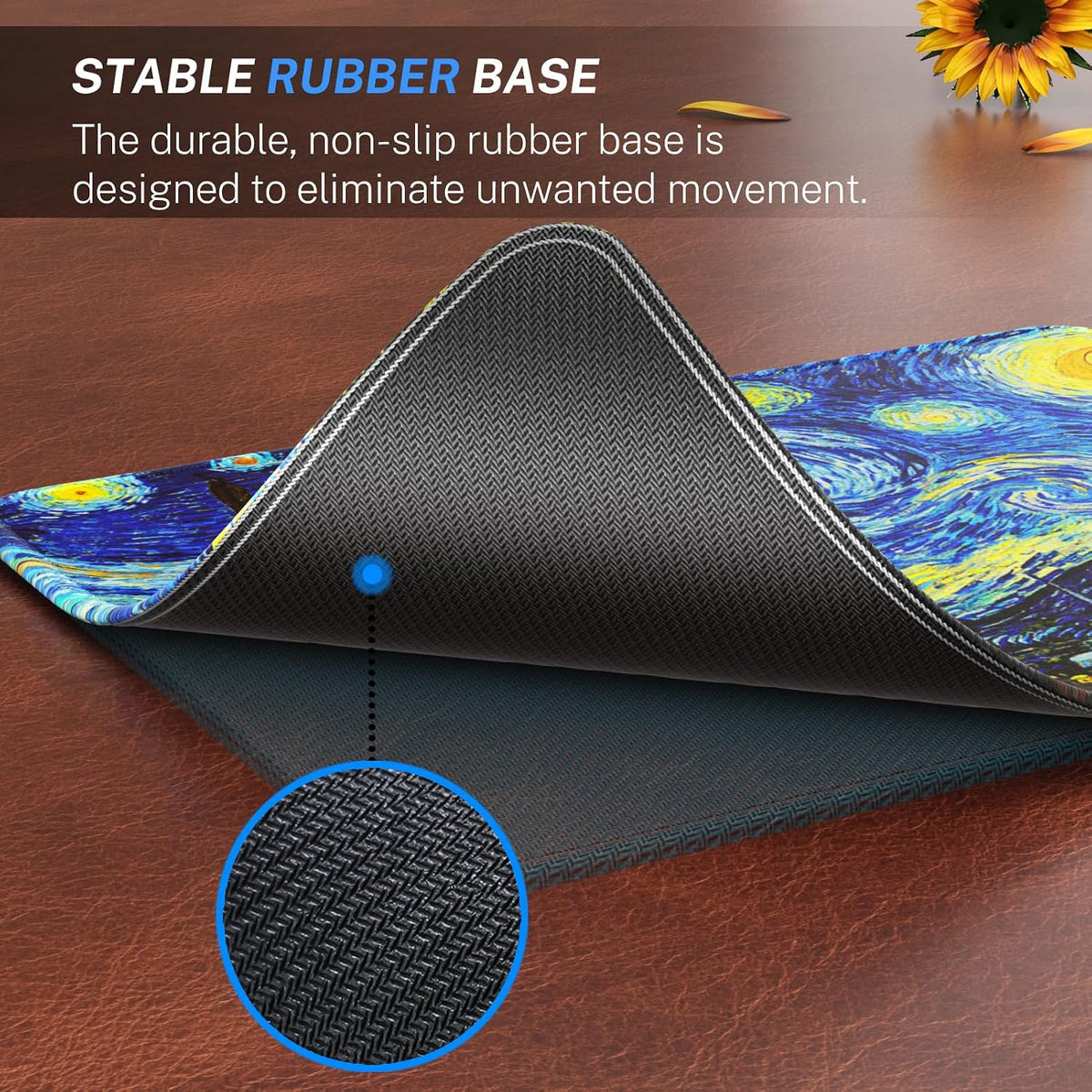 MROCO Essential Office & Gaming Mouse Pad, 8.5 x 11 Inch, Starry Night