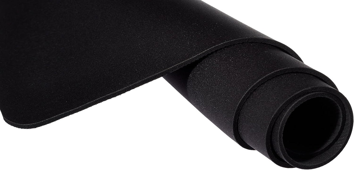 Amazon Basics Large Extended Computer Rectangular Mouse Pad, 16.7 x 35.7 inch, Black
