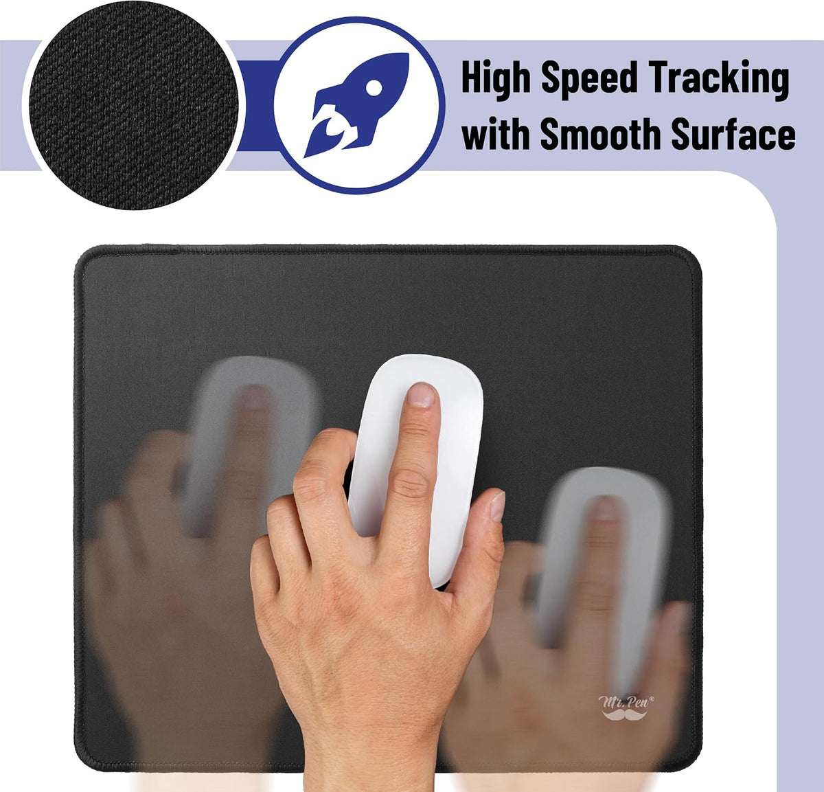 Mr. Pen- Mouse Pad, 12.5"x10.5", 2 Pack, Mouse Pads for Wireless Mouse