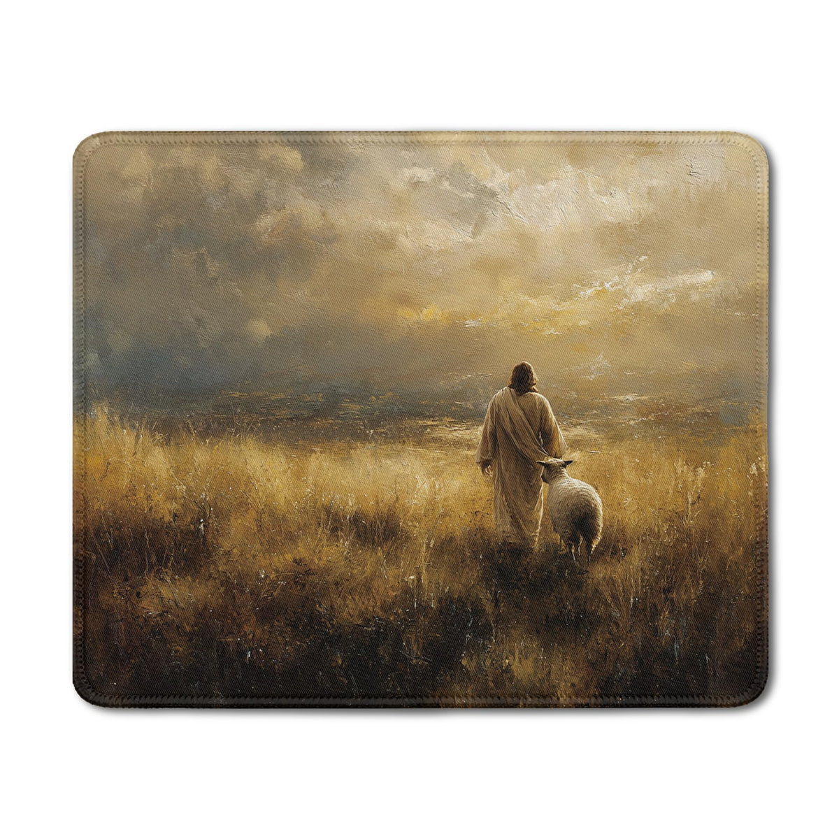 Inspirational Christian God Says I Am Mouse Pad, Minimalist Boho Floral Bible Verse Affirmation Mouse Pads Mousepad for Home Office Dorm Computers Laptop Supplies Desk Accessories, 9.5x7.9 Inch