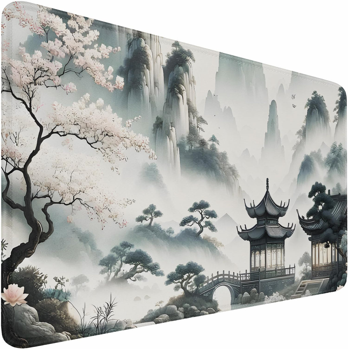 Large Gaming Mouse Pad, 31.5x15.7 in Large Desk Computer Keyboard Mouse Mat