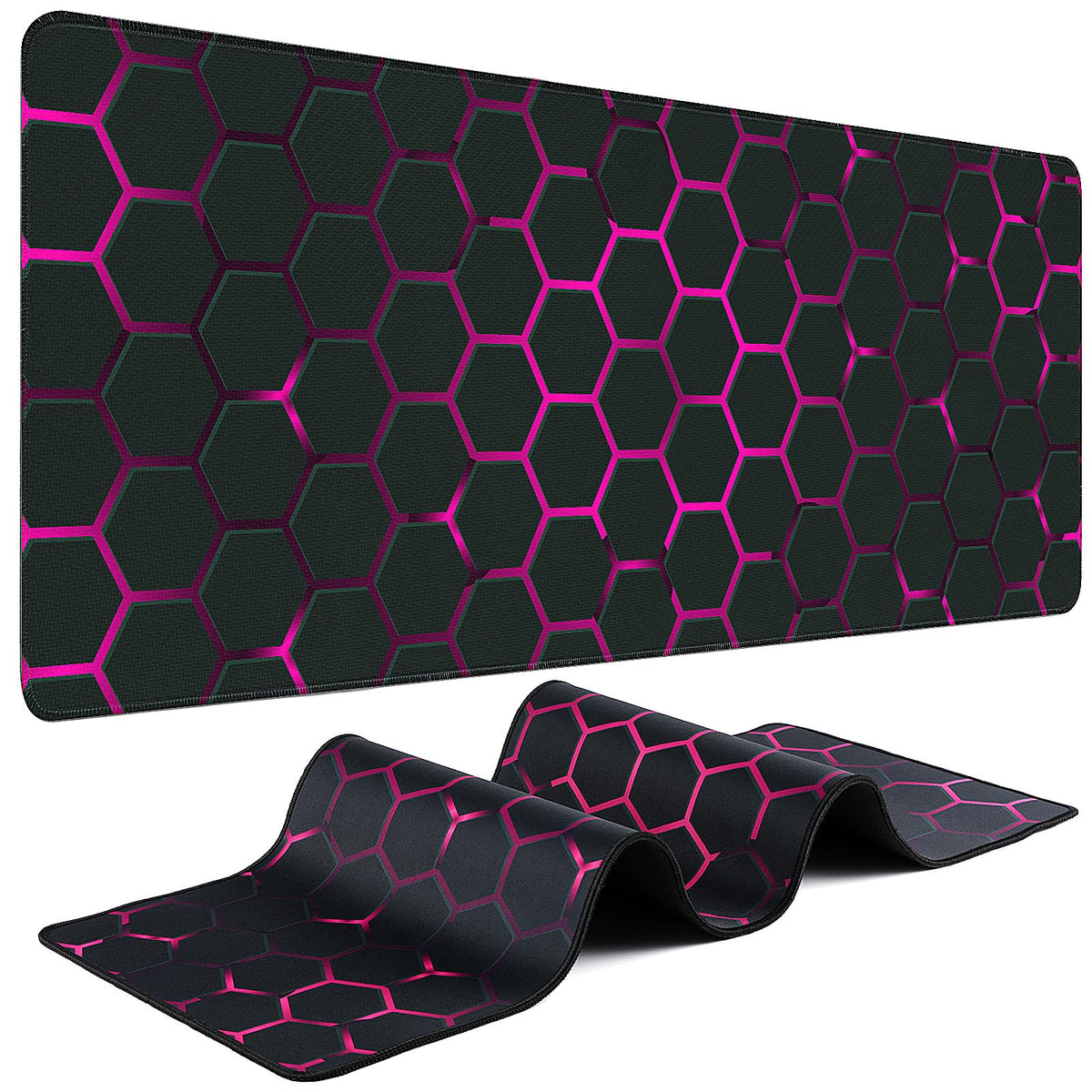 Mouse Pad Gaming - Desk Mat for Keyboard and Mouse - Large Mouse Pads for Desk, Gaming Mousepad with Non-Slip Base, Desks Pad (31.5" X 11.8") for Game, Office and Home