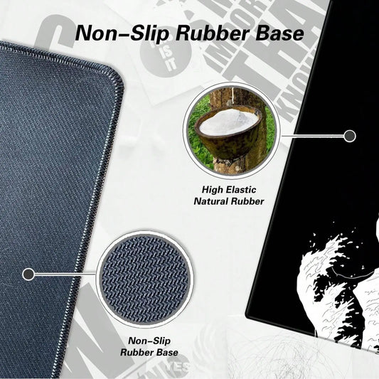 Wave Pattern Mouse Pad, Large Gaming Mouse Pad with Anti-Slip Rubber Base, Desk Mousepad for Gaming and Office Use, Computer Mouse Pad