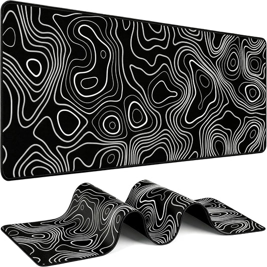 Mouse Pad Gaming - Desk Mat for Keyboard and Mouse - Large Mouse Pads for Desk, Gaming Mousepad with Non-Slip Base, Desks Pad (31.5" X 11.8") for Game, Office and Home