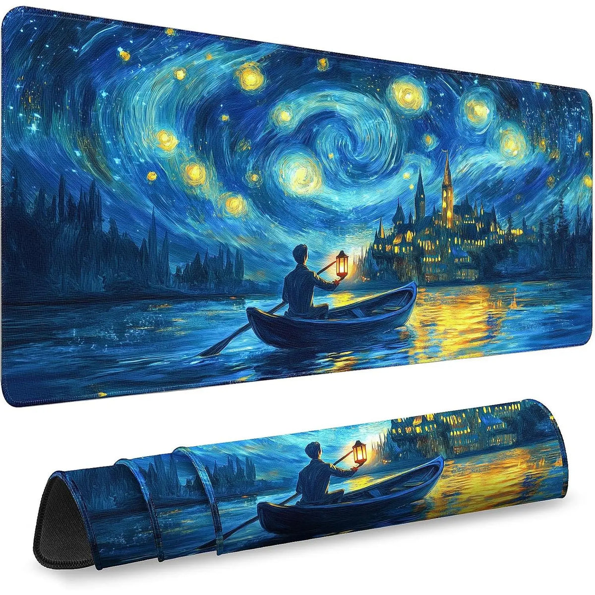 Pad Gaming - Desk Mat for Keyboard and  - Large  Pads for Desk, Gaming Mousepad with Non-Slip Base, Desks Pad (11.8" X 9.8") for , Office and